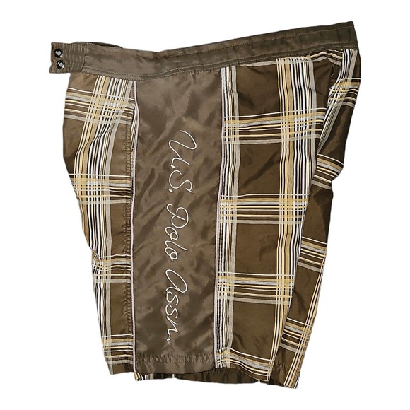 U.S. Polo Assn Swim Trunks Men's Small Hook and Loop - Picture 5 of 8